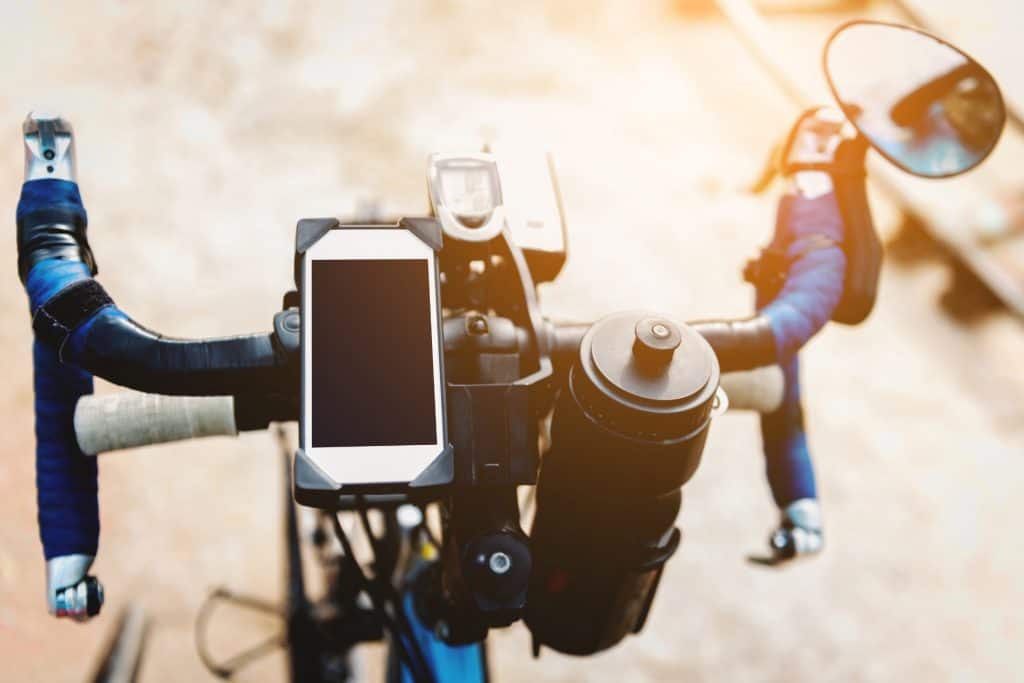 bike phone holders make tracking your rides easier