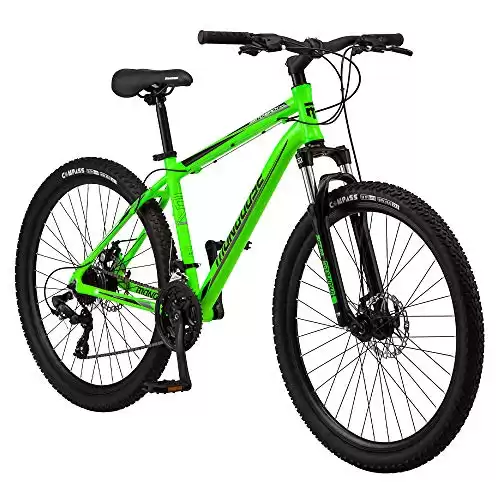 Mongoose Switchback Trail Adult Mountain Bike, 21 Speeds, 27.5-Inch Wheels Aluminum Frame