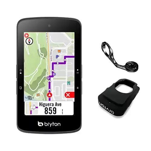 Bryton Rider S800E GPS Bike/Cycling Computer. US Map Version. Color Touchscreen, Maps & Navigation. Live Tracking and Group Ride. Smart Trainer Workout, Cycling Dynamics, Radar Support, 36hr Batte...