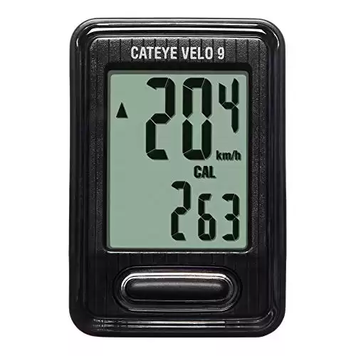 CATEYE - Velo 9 Wired Bike Computer (Black)