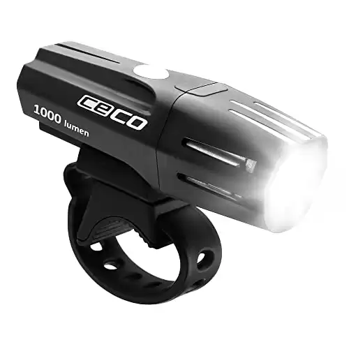 CECO-USA: 1,000 Lumen USB Rechargeable Bike Light
